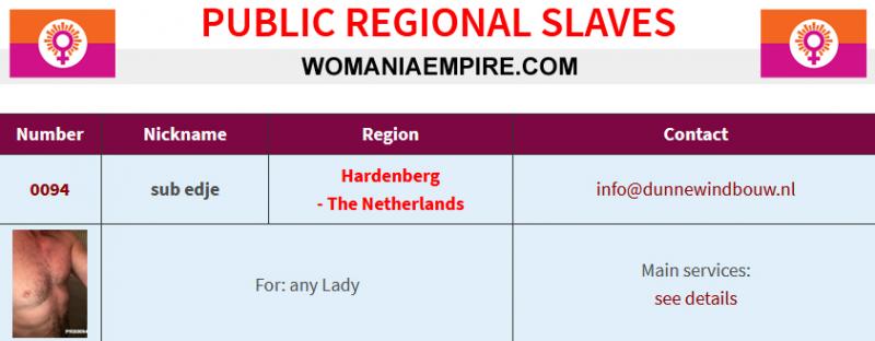 New Public Regional slave!